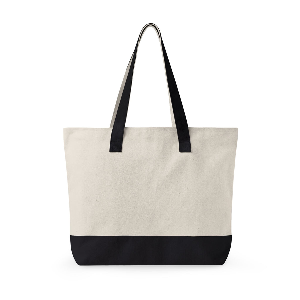 Pray Patchwork Zippered Canvas Tote — Classic | Q-Tees Q1300