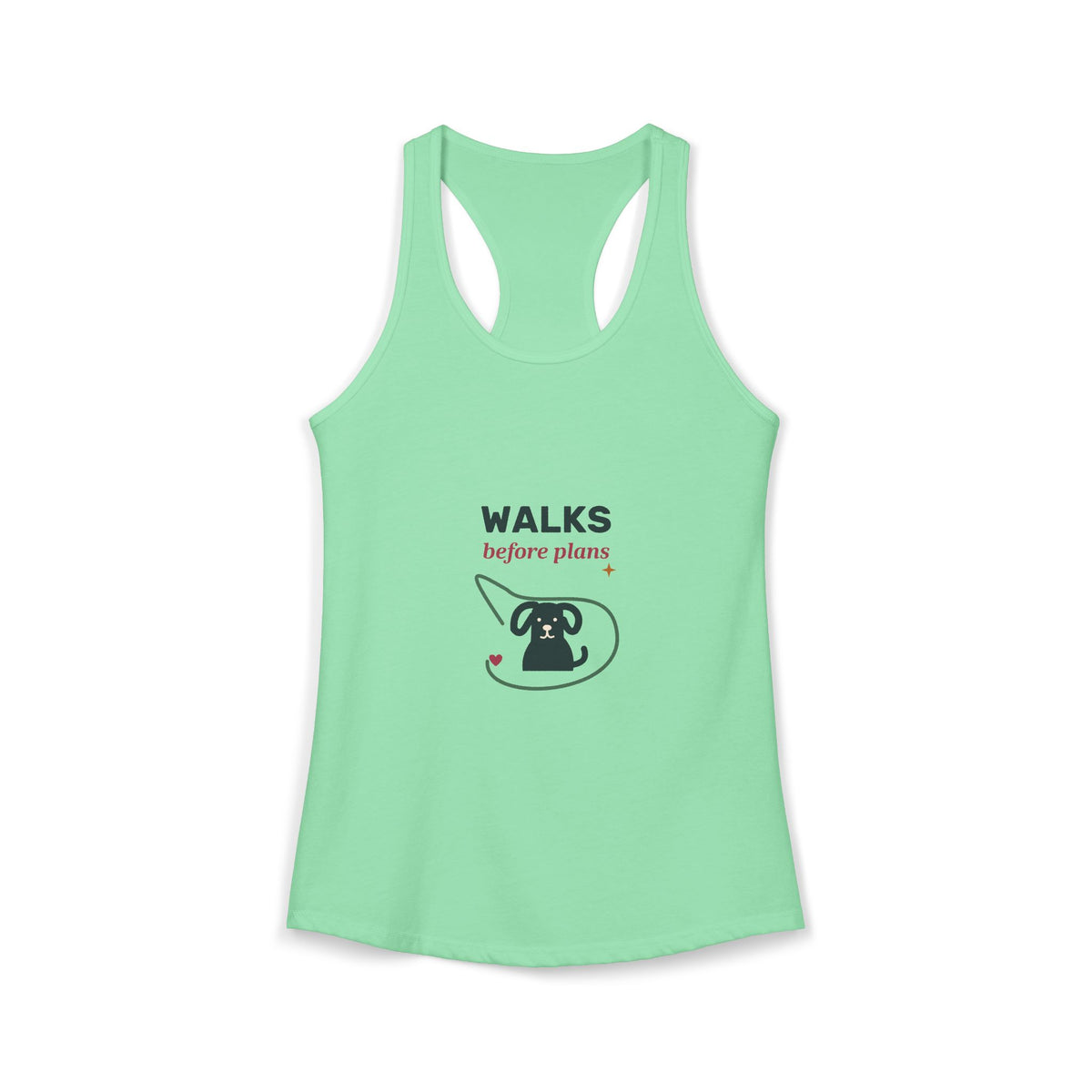 EVELE Walks Before Plans | Women's Racerback Tank