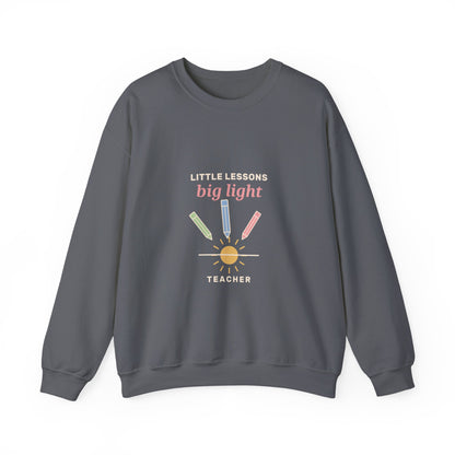 EVELE Little Lessons Big Light | Graphic Crewneck Sweatshirt
