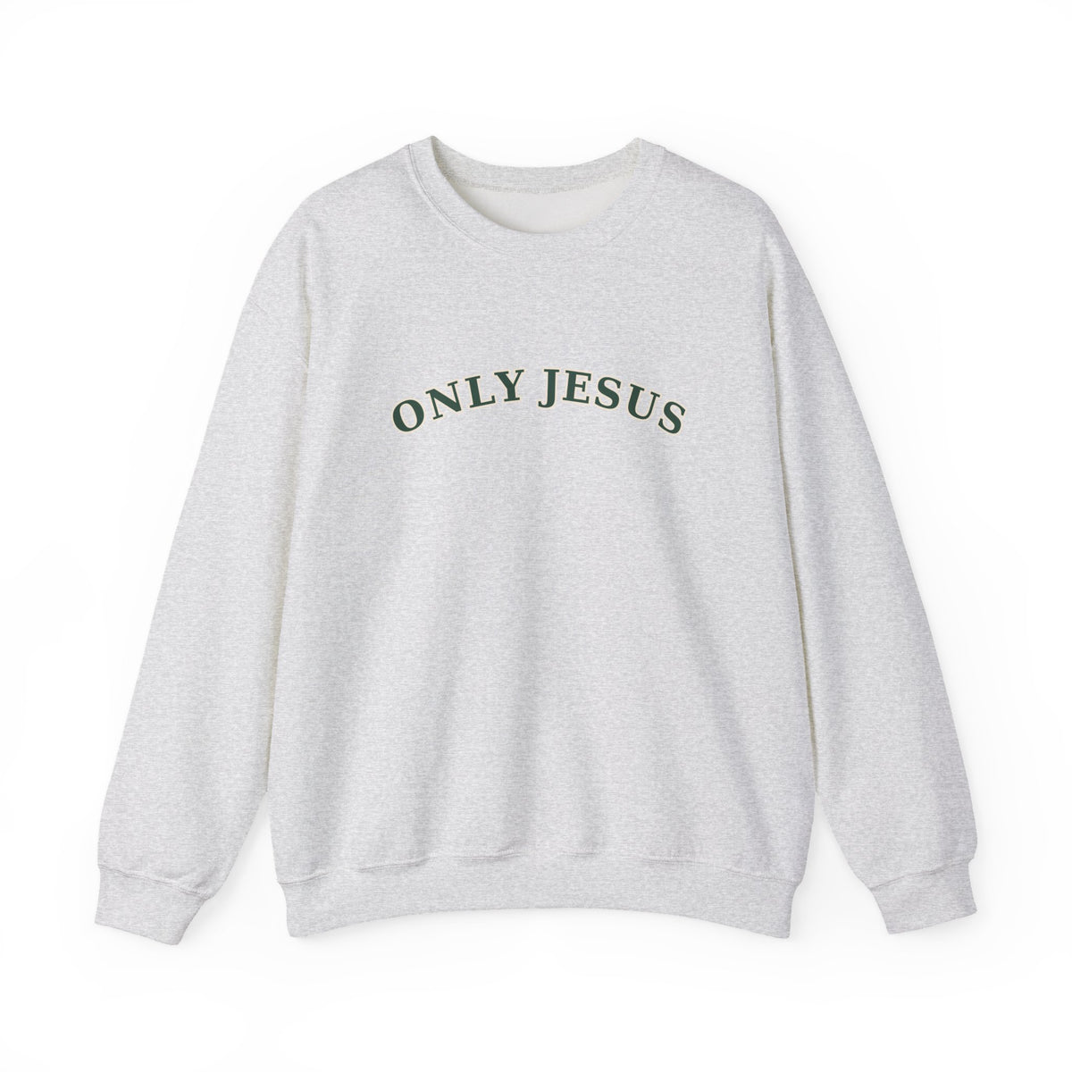 Only Jesus Crewneck Sweatshirt — Classic | Gildan 18000