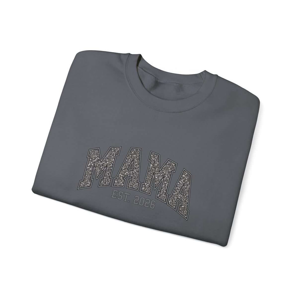 Graphite MAMA Est. 2026 Crewneck | Gildan 18000
