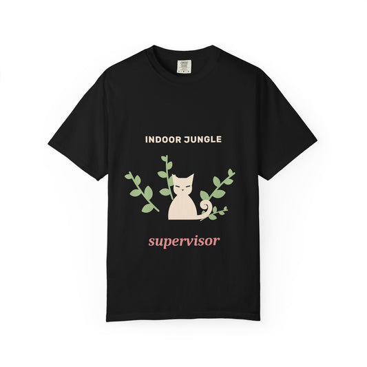 EVELE Indoor Jungle Supervisor | Garment-Dyed Tee