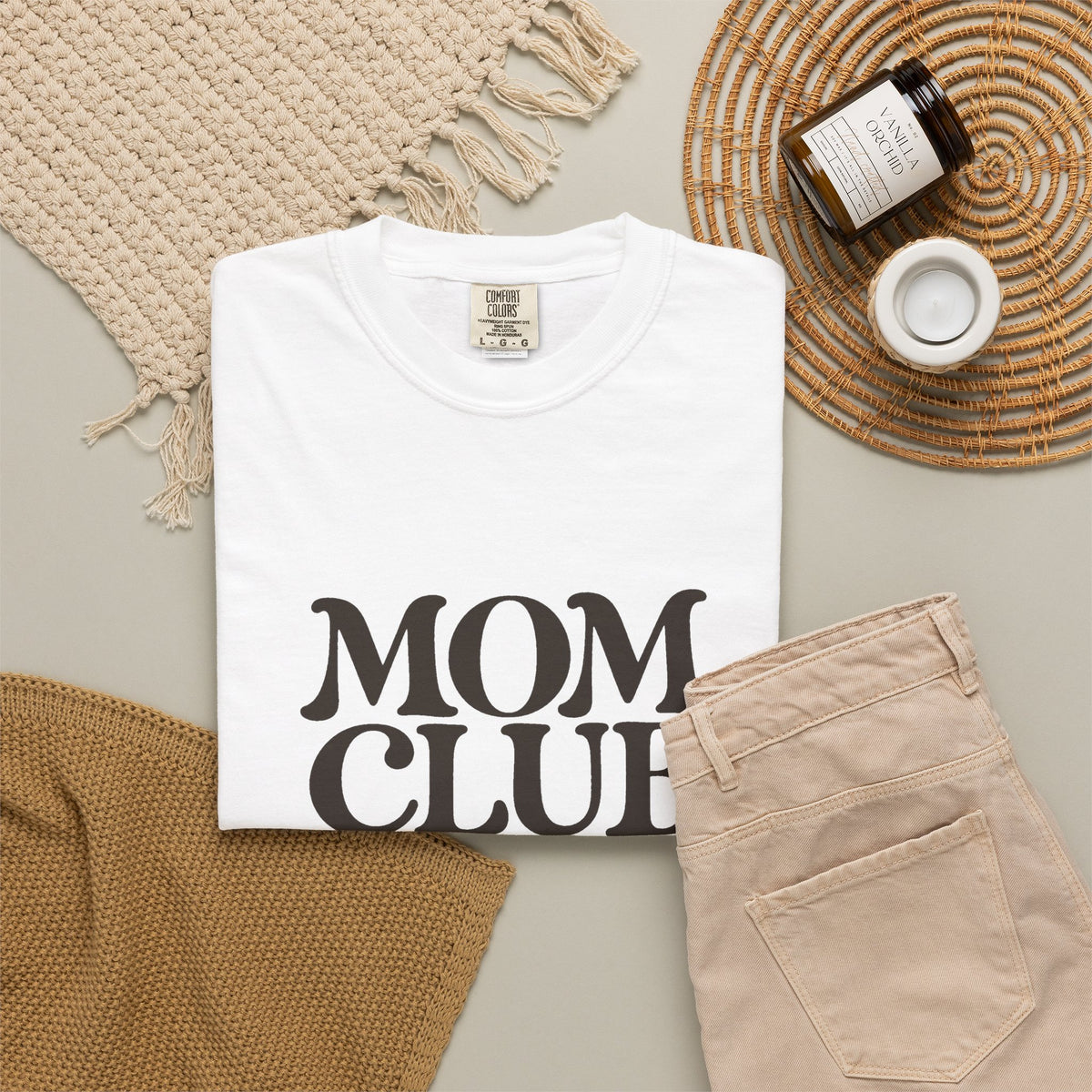 MOM CLUB Tee | Comfort Colors 1717
