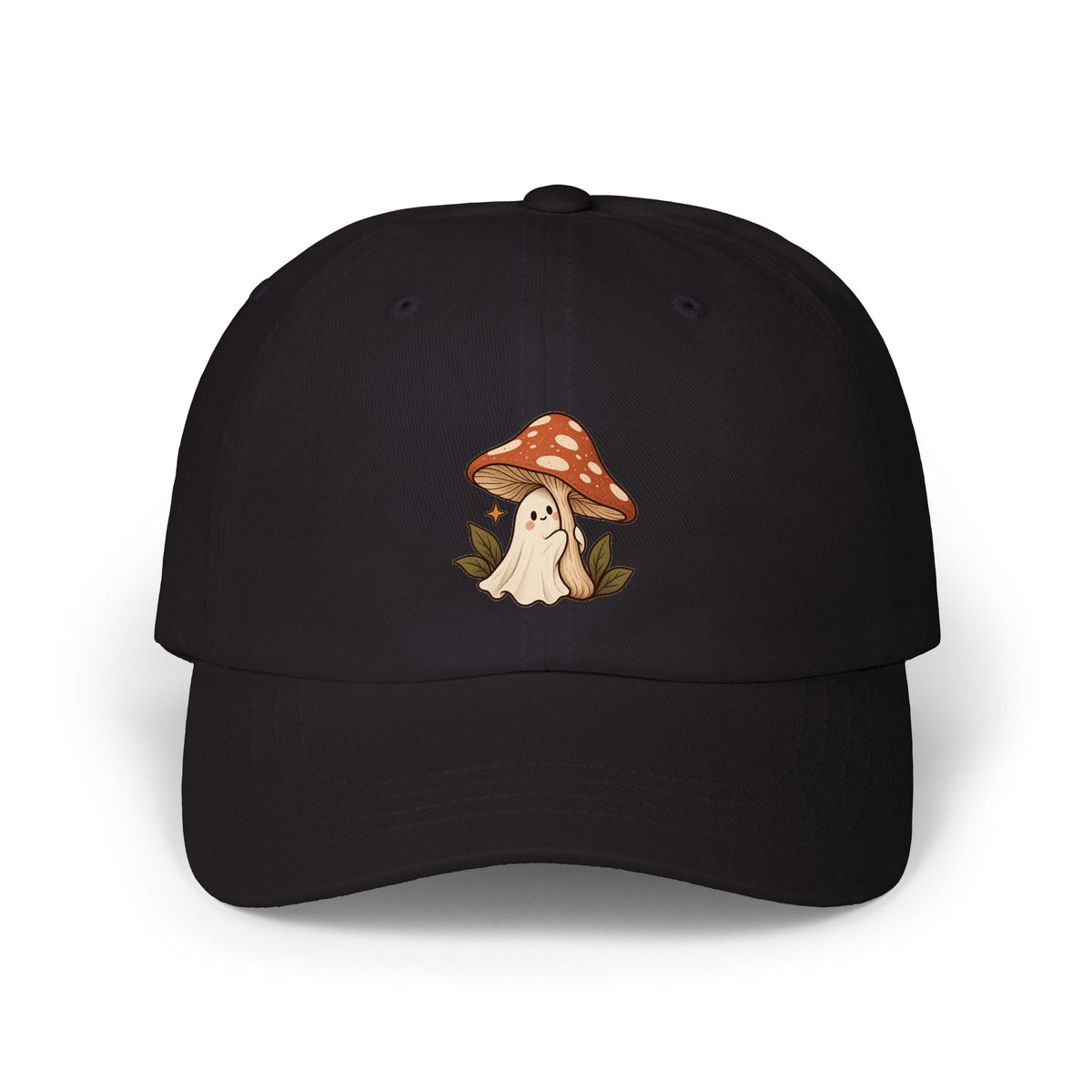 Woodland Ghost Dad Cap | Mushroom Fall Hat
