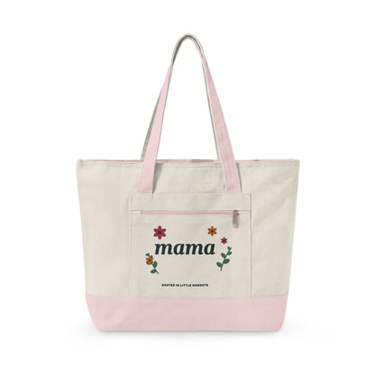 EVELE Mama Meadow | Zippered Canvas Tote
