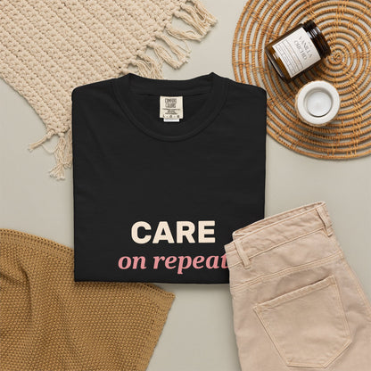 EVELE Care On Repeat | Garment-Dyed Tee