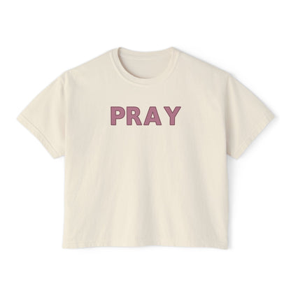 Pray Essentials Boxy Tee — EVELE Edit | Comfort Colors 3023CL