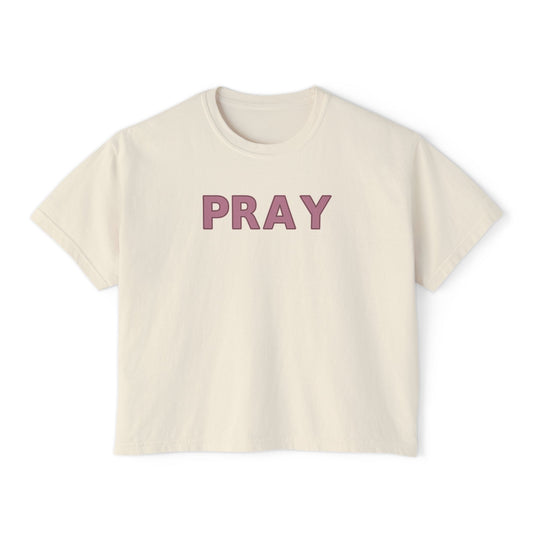 Pray Essentials Boxy Tee — EVELE Edit | Comfort Colors 3023CL
