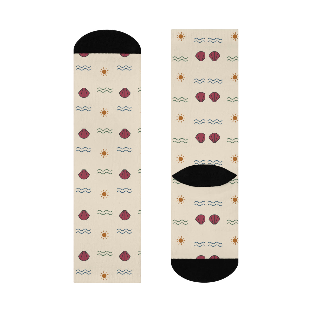 EVELE Coastal Days | Cushioned Crew Socks