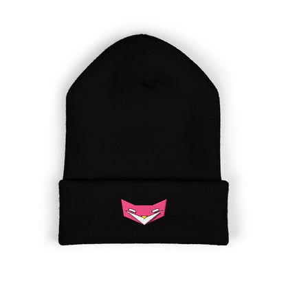 Fox Doze Embroidered Beanie | Cozy Fox Cuff Hat | EVELE Gallery