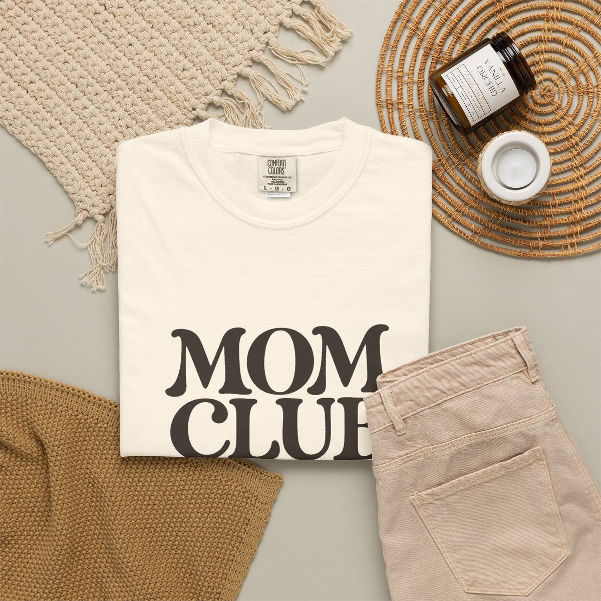 MOM CLUB Tee | Comfort Colors 1717