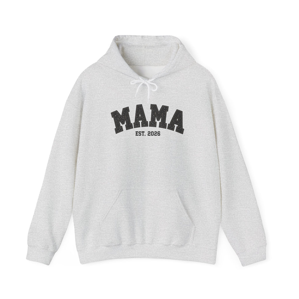 Classic Black MAMA Est. 2026 Hoodie | Gildan 18500