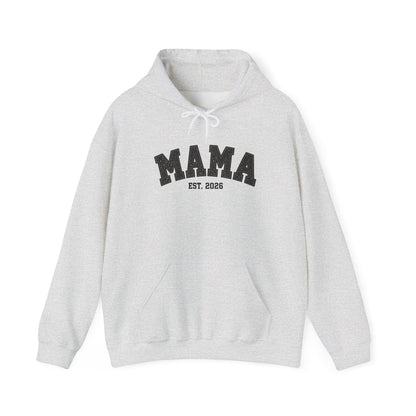 Classic Black MAMA Est. 2026 Hoodie | Gildan 18500