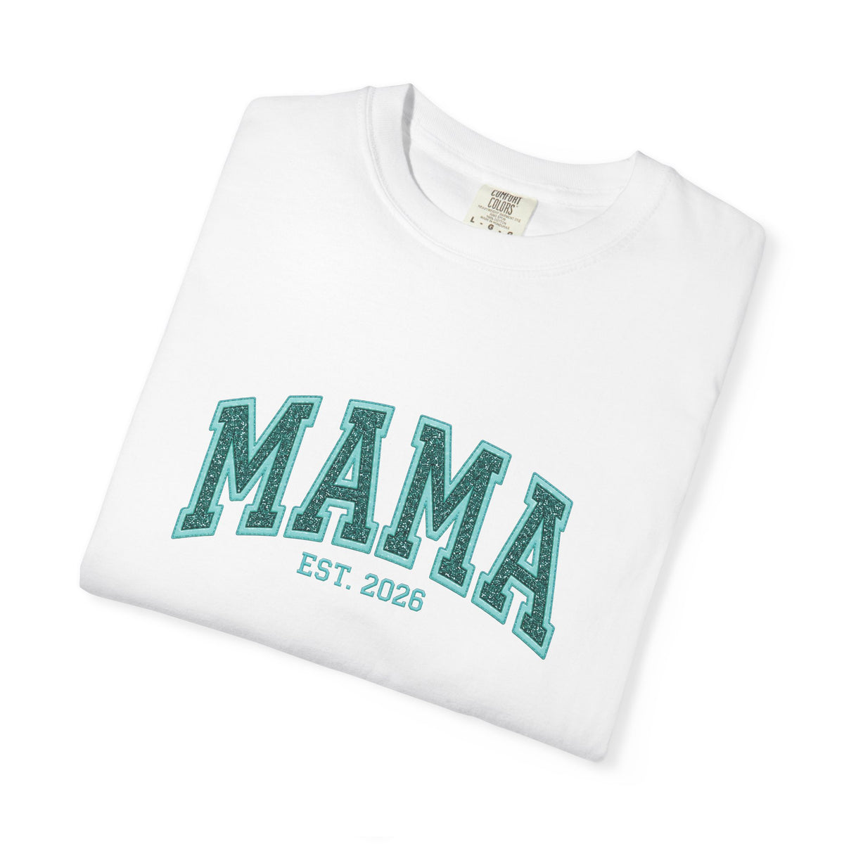Aqua MAMA Est. 2026 Tee | Comfort Colors 1717