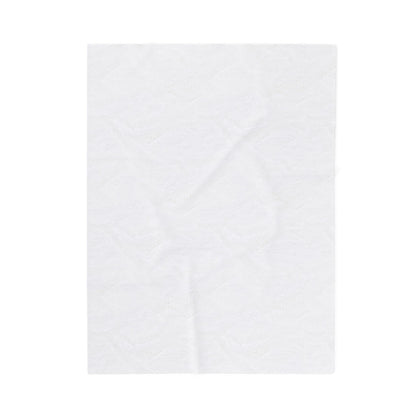 Bookish Bow Ghost Velveteen Plush Blanket | Reader Throw