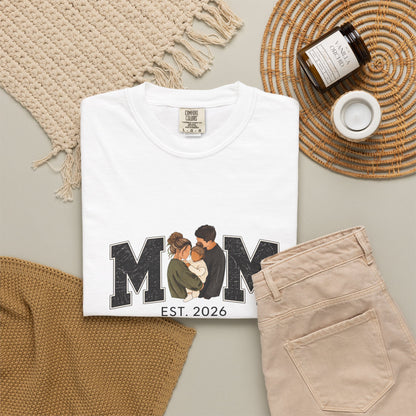 Family MOM Est. 2026 Tee | Comfort Colors 1717