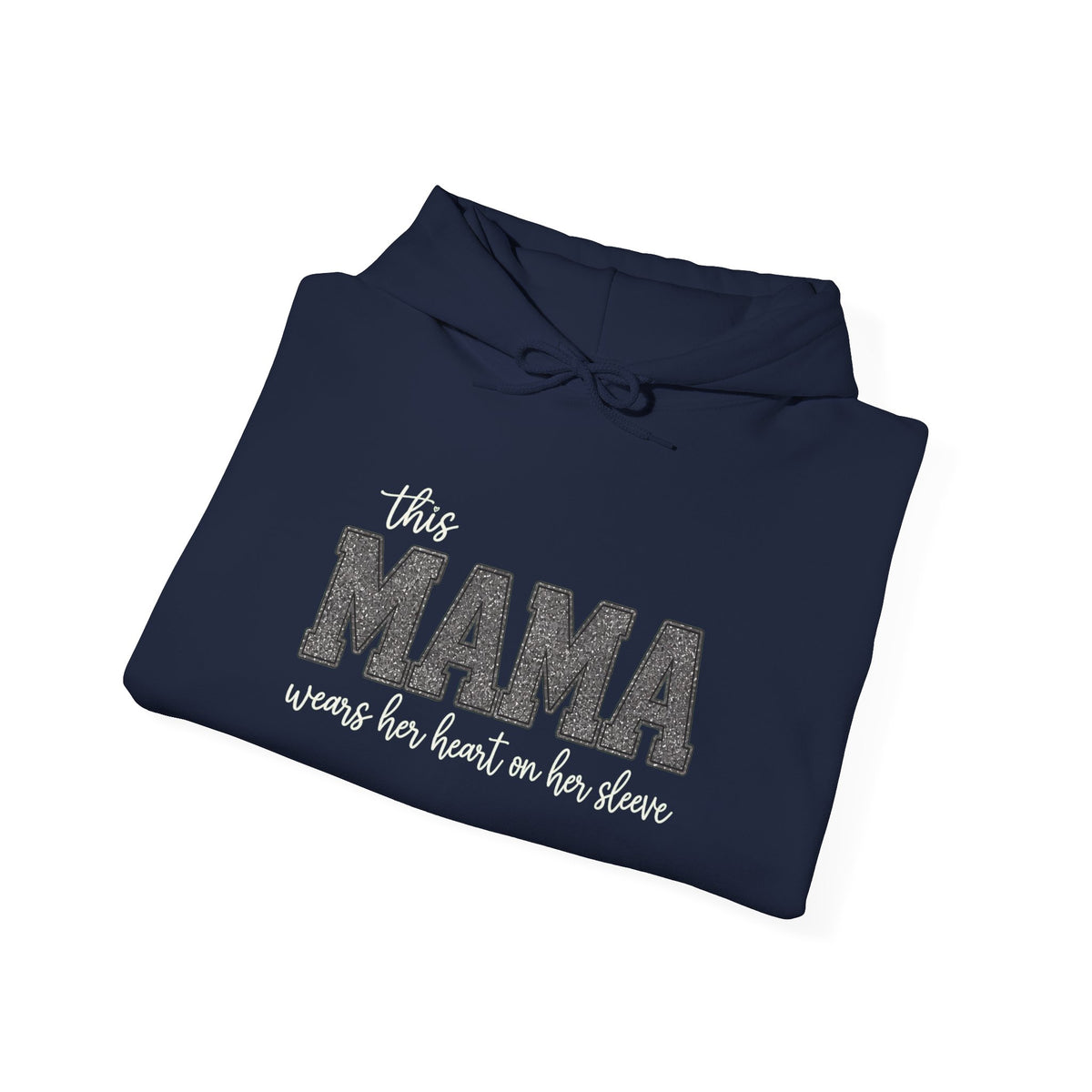 Heart on My Sleeve MAMA Hoodie | Gildan 18500
