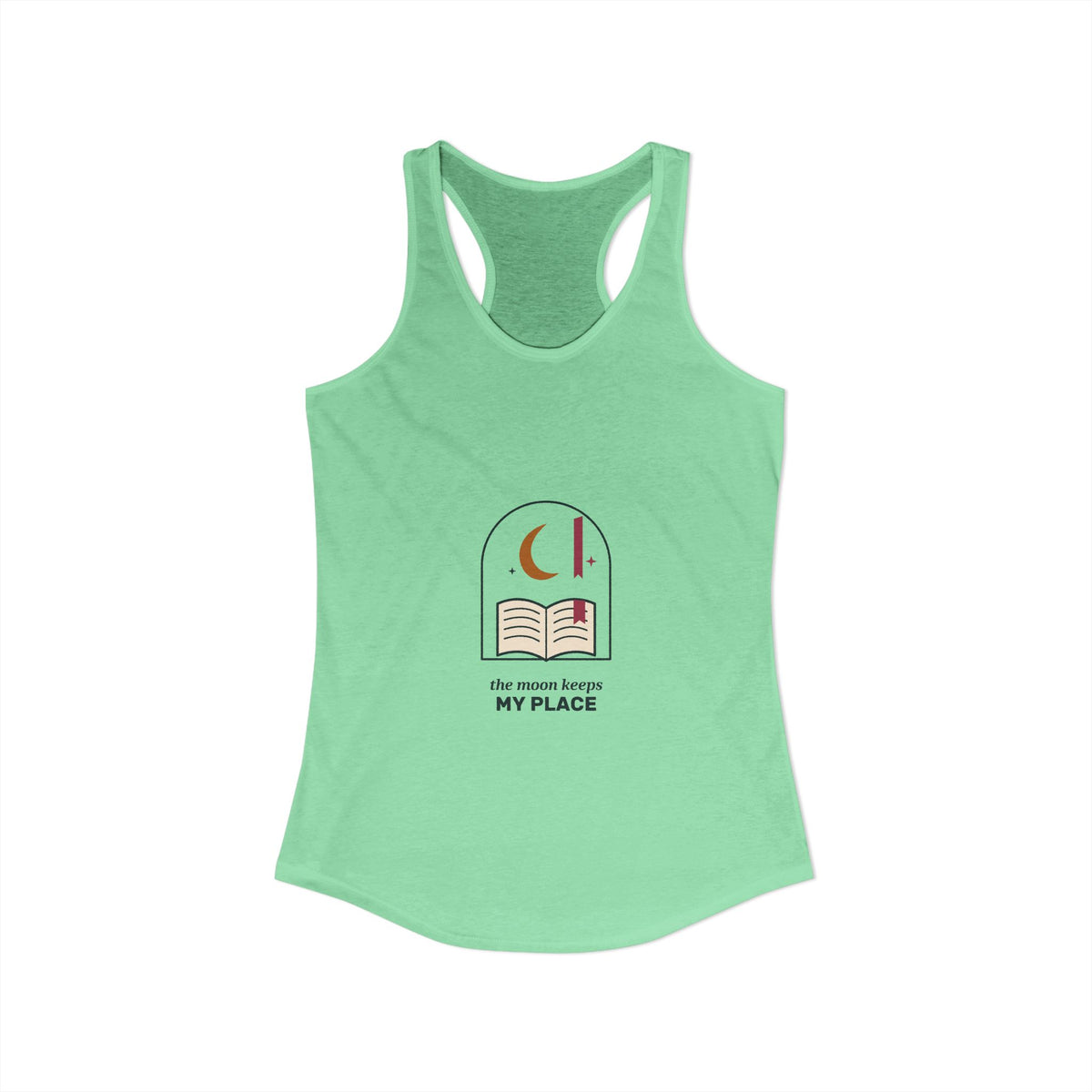 EVELE The Moon Keeps My Place | Women's Racerback Tank