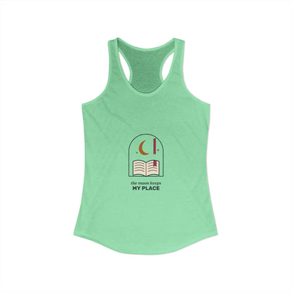 EVELE The Moon Keeps My Place | Women's Racerback Tank