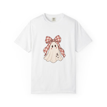 Bow Ghost Halloween Tee | Comfort Colors 1717