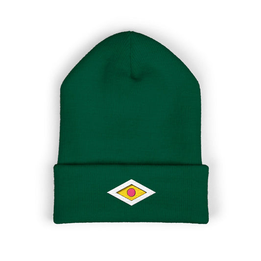 Hearth Diamond Embroidered Cuff Beanie | Everyday Women | EVELE Gallery