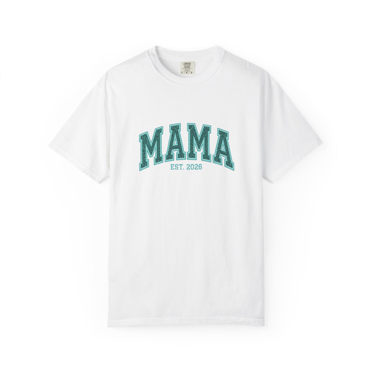 Aqua MAMA Est. 2026 Tee | Comfort Colors 1717