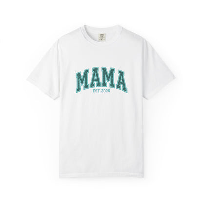Aqua MAMA Est. 2026 Tee | Comfort Colors 1717