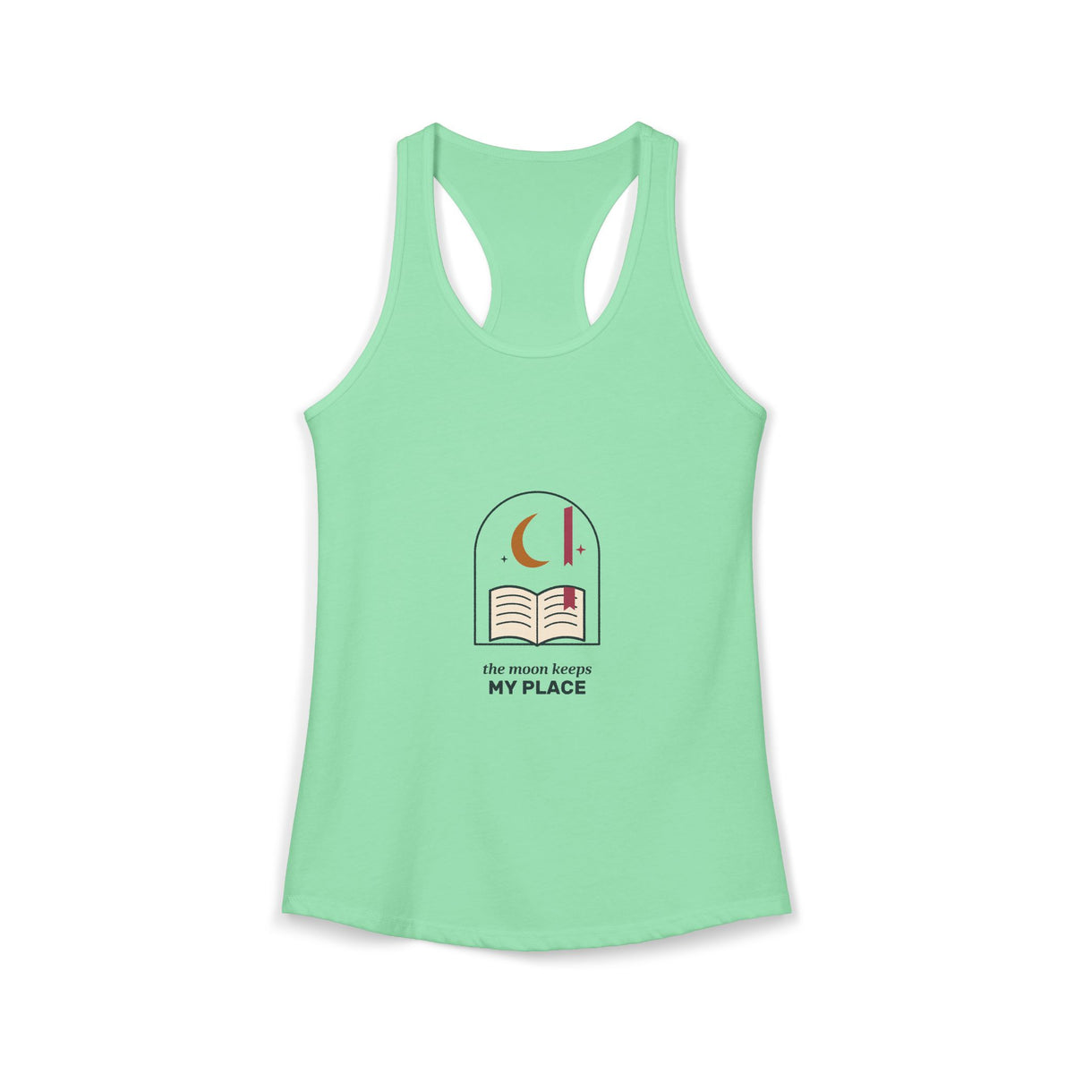 EVELE The Moon Keeps My Place | Women's Racerback Tank