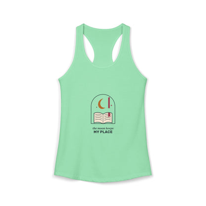 EVELE The Moon Keeps My Place | Women's Racerback Tank