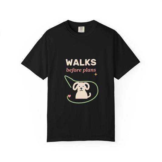 EVELE Walks Before Plans | Garment-Dyed Tee