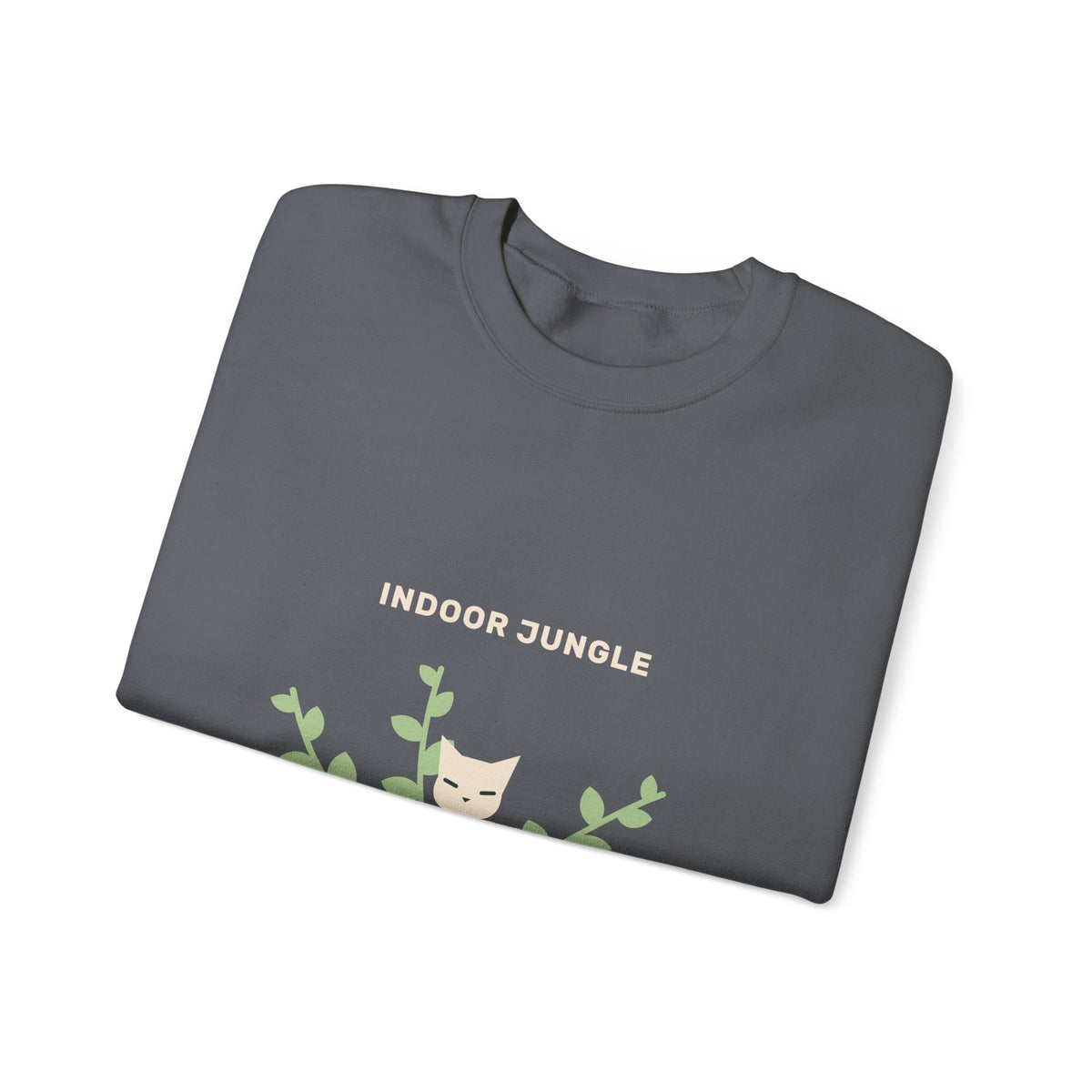 EVELE Indoor Jungle Supervisor | Graphic Crewneck Sweatshirt