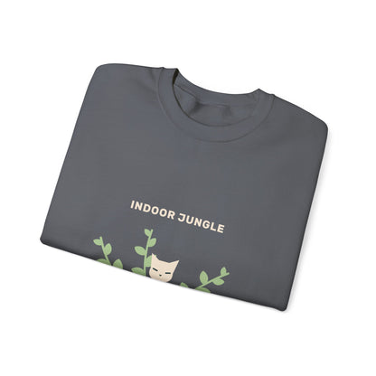 EVELE Indoor Jungle Supervisor | Graphic Crewneck Sweatshirt