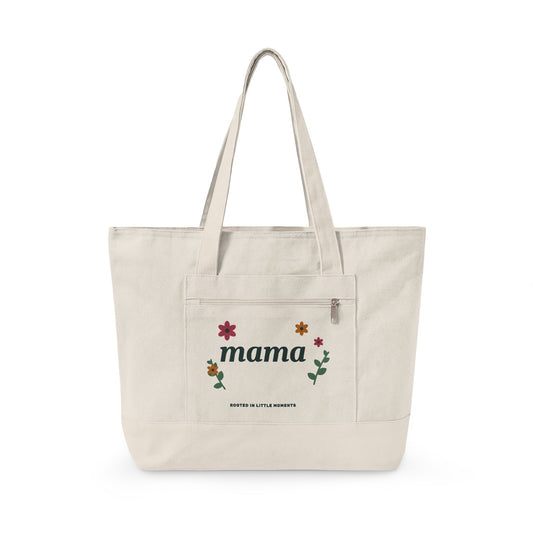 EVELE Mama Meadow | Zippered Canvas Tote
