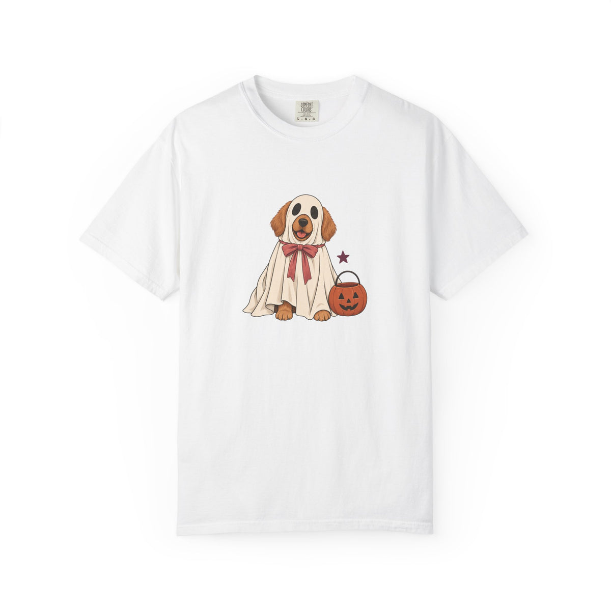 Ghost Dog Halloween Tee | Comfort Colors 1717