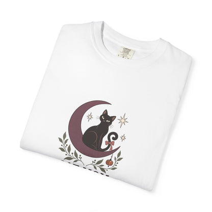 Lunar Cat Mom Halloween Tee | Comfort Colors 1717