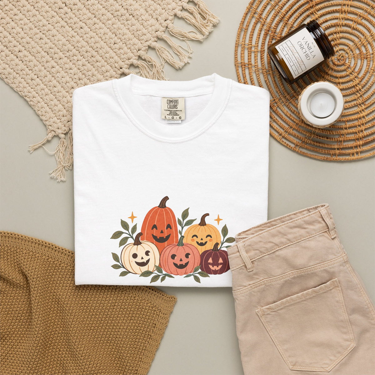 Pumpkin Patch Halloween Tee | Comfort Colors 1717