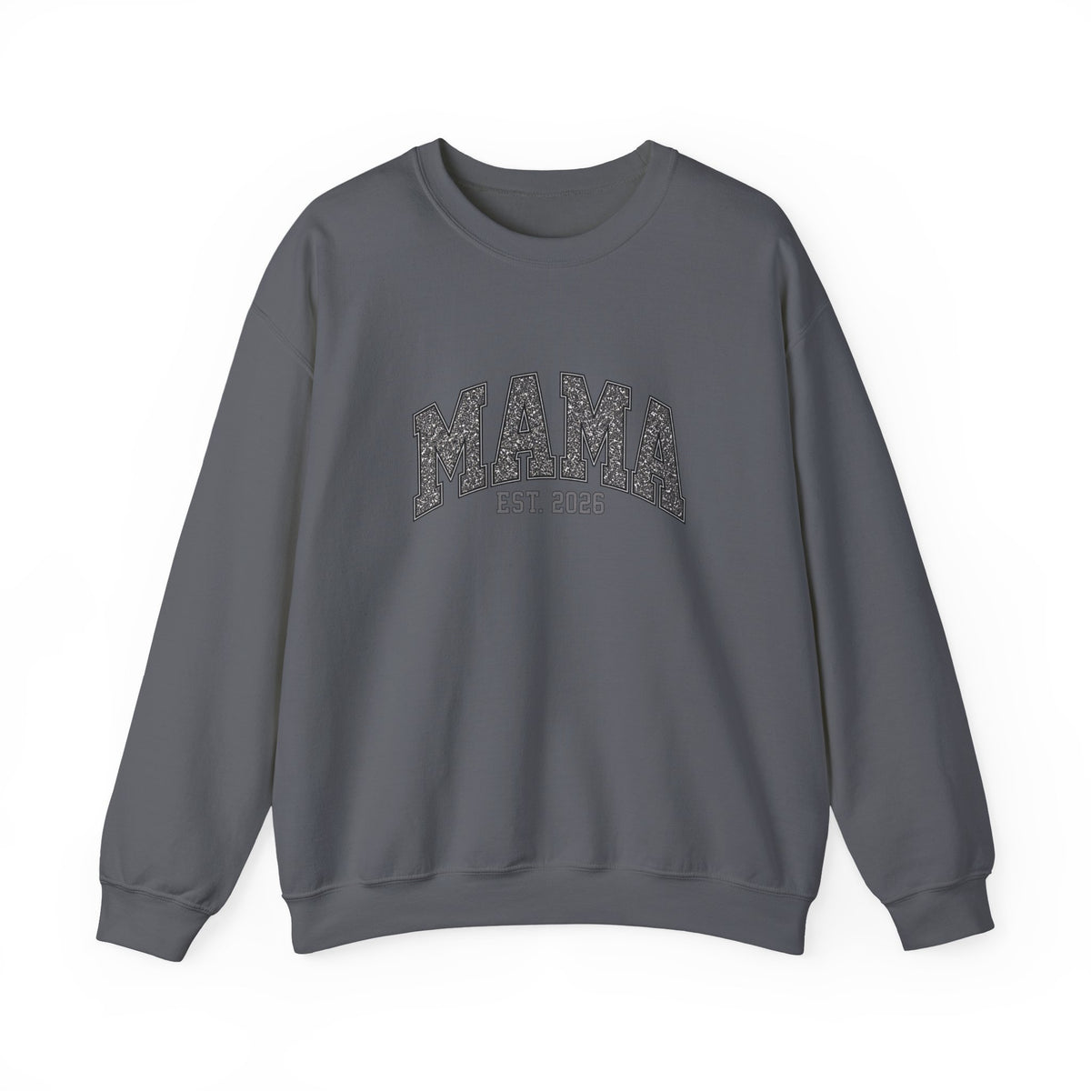 Graphite MAMA Est. 2026 Crewneck | Gildan 18000