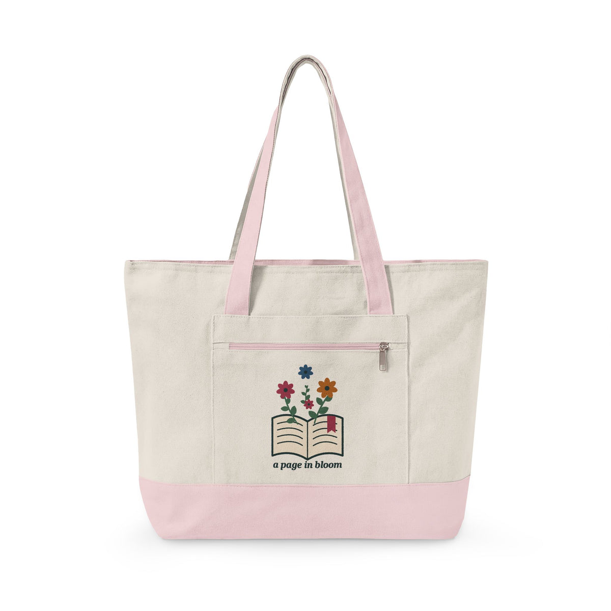 EVELE Page Bouquet | Zippered Canvas Tote