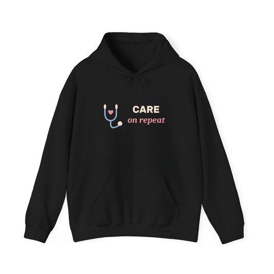 EVELE Care On Repeat | Graphic Pullover Hoodie