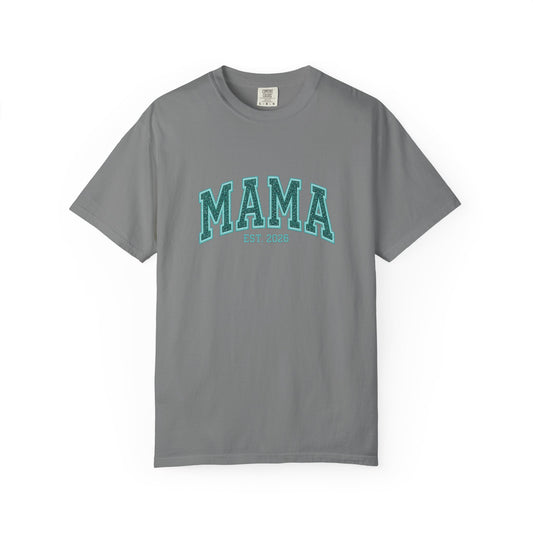 Aqua MAMA Est. 2026 Tee | Comfort Colors 1717