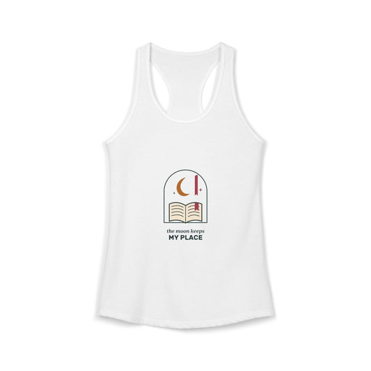 EVELE The Moon Keeps My Place | Women's Racerback Tank