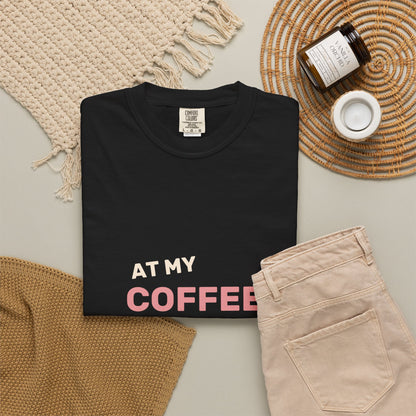 EVELE At My Coffee Pace | Garment-Dyed Tee