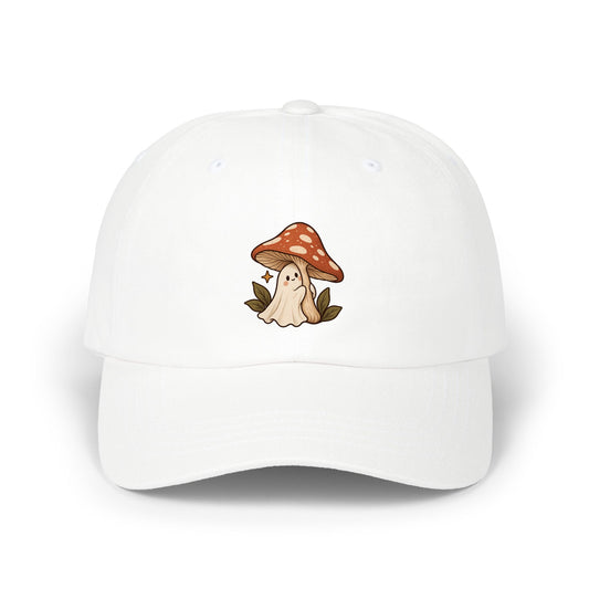 Woodland Ghost Dad Cap | Mushroom Fall Hat