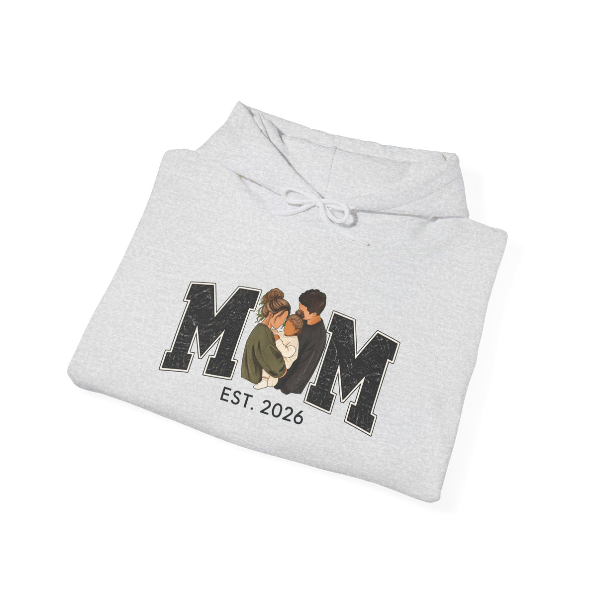 Family MOM Est. 2026 Hoodie | Gildan 18500