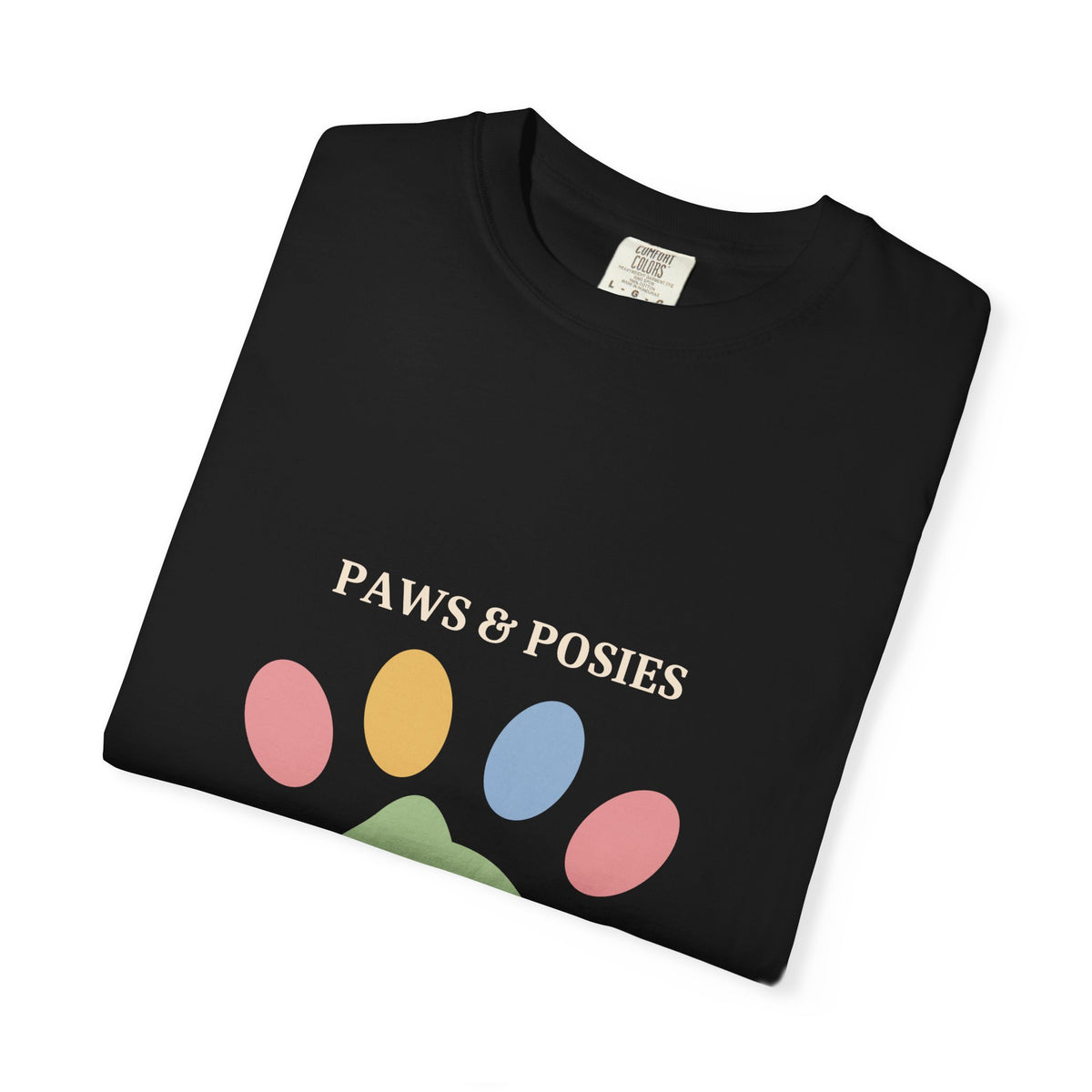 EVELE Paws And Posies | Garment-Dyed Tee