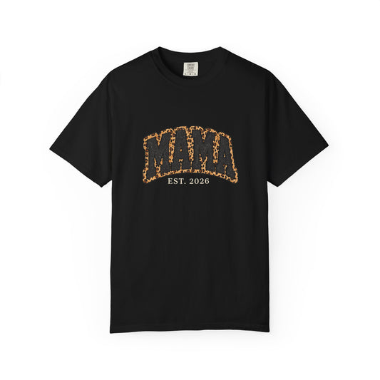 Leopard MAMA Est. 2026 Tee | Comfort Colors 1717