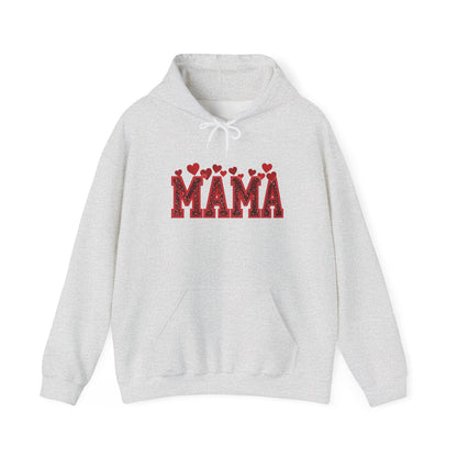 Cherry Hearts MAMA Hoodie | Gildan 18500