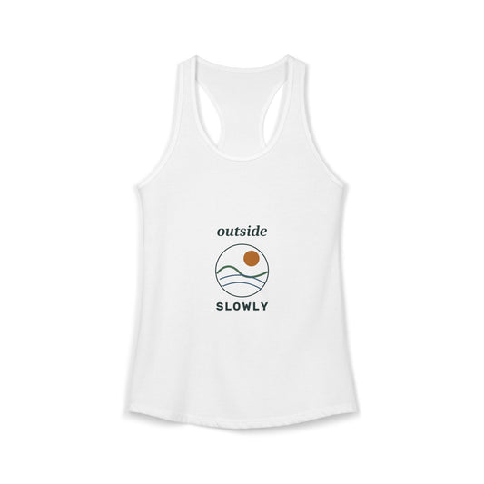 EVELE Outside Slowly | Women's Racerback Tank