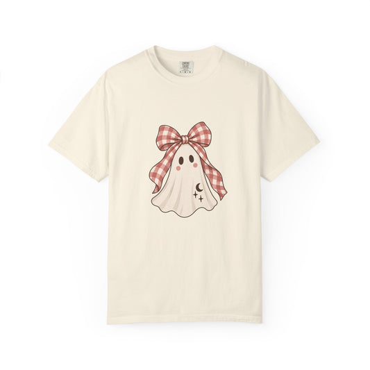 Bow Ghost Halloween Tee | Comfort Colors 1717