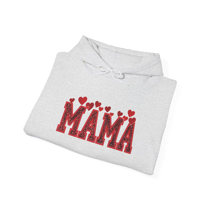 Cherry Hearts MAMA Hoodie | Gildan 18500